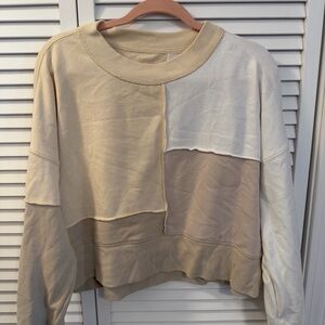 Abercrombie Colorblock Patchwork Sweater